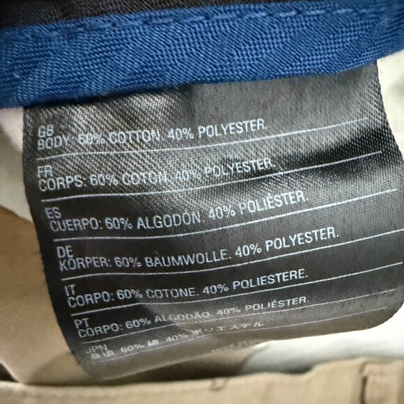 Volcom Mens Corpo Class Khaki Pants Cotton/Polyester Casual Slim, Size 34 - Picture 4 of 12